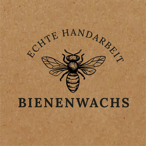 Natürliche Nadja - Kerzenaufkleber