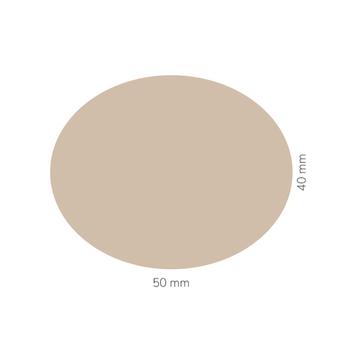 Charmanter Charly – Ovaler Aufkleber 50x40mm für Kerzen im 250g-Glas