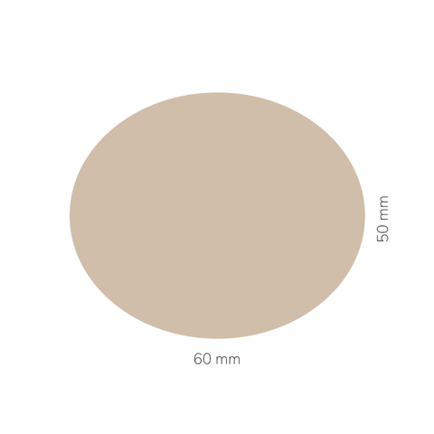 Charmanter Charly – Ovaler Aufkleber 60x50mm für Kerzen im 500g-Glas