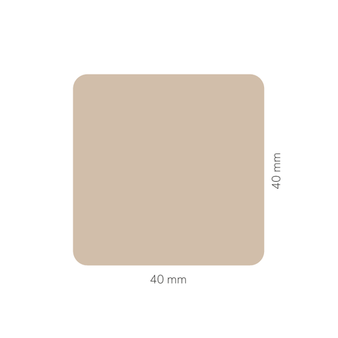 Charmanter Charly – Quadratischer Aufkleber 40x40mm für Kerzen im 250g-Glas