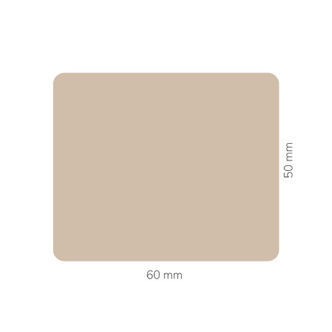 Sonnige Sophia – Rechteckiger Aufkleber mit abgerundeten Ecken 60x50mm für Kerzen im 500g-Glas