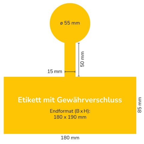 Blumige Birgit – Etikett mit Gewährverschluss 1000g (Twist-Off)