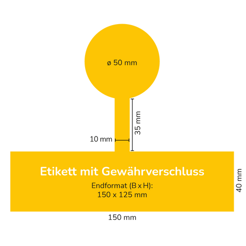 Blumige Birgit – Etikett mit Gewährverschluss 250g (Kunststoffdeckel)