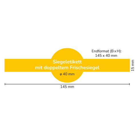 Blumige Birgit – Siegeletikett mit doppeltem Frischesiegel 250g (Twist-Off)