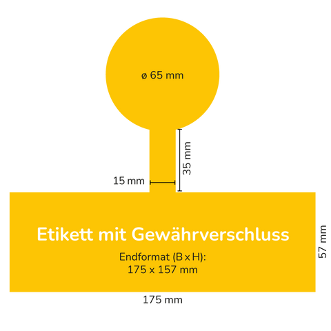 Wabiger Walter – Etikett mit Gewährverschluss 500g (Kunststoffdeckel)