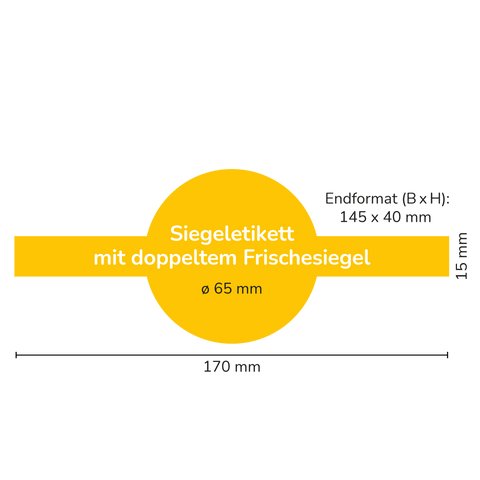 Brummender Bernd – Siegeletikett mit doppeltem Frischesiegel 500g (Kunststoffdeckel)