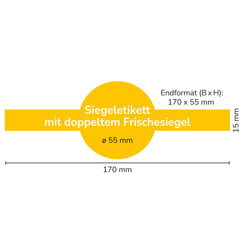 Blumige Birgit – Siegeletikett mit doppeltem Frischesiegel 500g (Twist-Off)