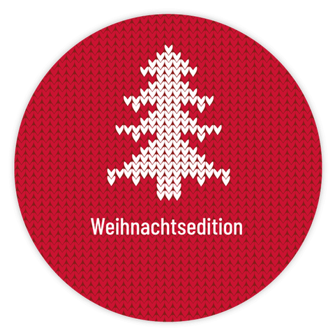 Weihnachtliche Wilma - Deckeletikett 500g (Twist-Off)