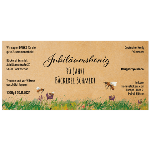Jubelnde Jule - Rechteckiges Etikett 1000g (Twist-Off)