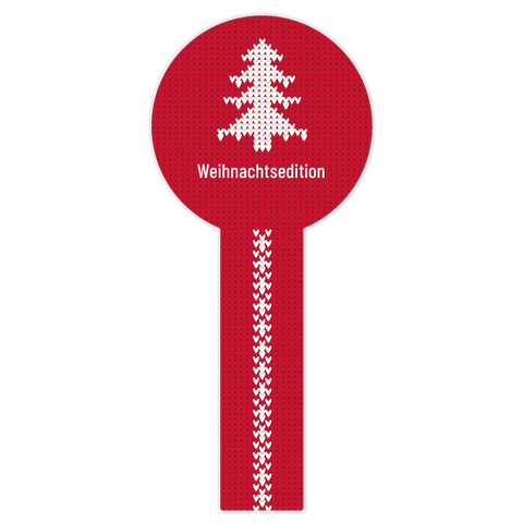 Weihnachtliche Wilma - Siegeletikett mit Frischesiegel 250g (Twist-Off)