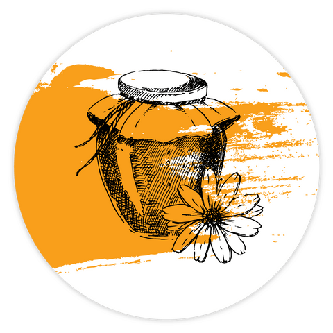 Klecksige Katja – Deckeletikett 500g (Twist-Off)