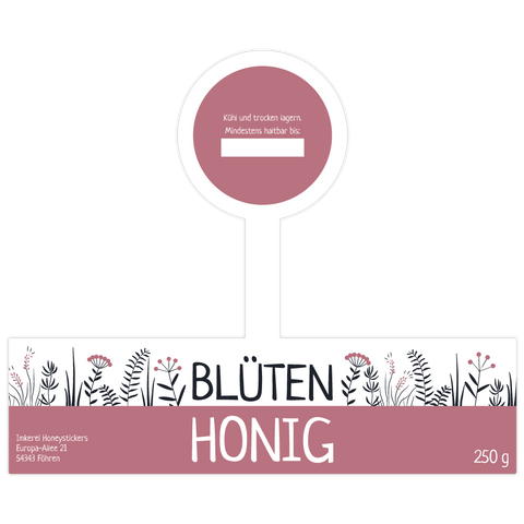 Sanfte Sarah – Etikett mit Gewährverschluss 250g (Kunststoffdeckel)