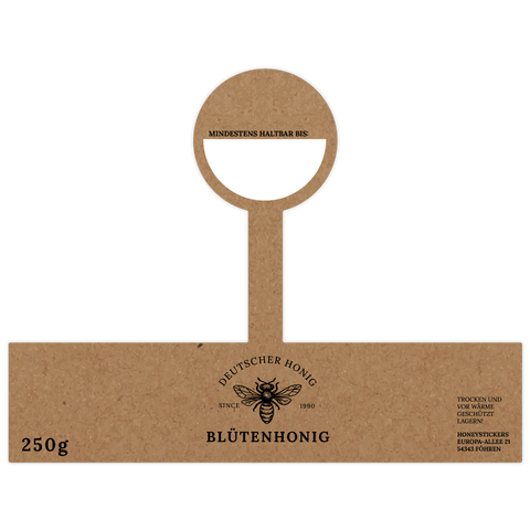 Natürliche Nadja – Etikett mit Gewährverschluss 250g (Twist-Off)