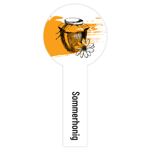 Klecksige Katja – Siegeletikett mit Frischesiegel 250g (Kunststoffdeckel)